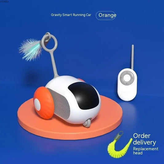 Smart Interactive Cat Toy  with Rechargeable and Remote Control Feature