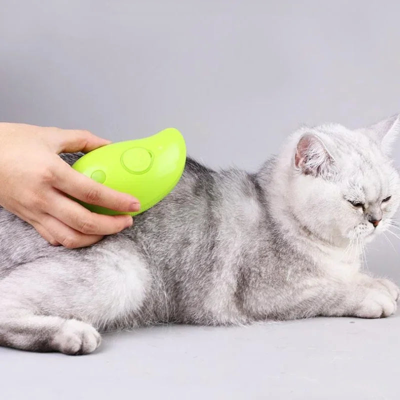 Cat Steam Brush - Friendly for Cats Who are Afraid to Take Bath