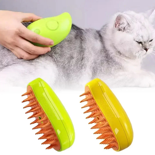 Cat Steam Brush - Friendly for Cats Who are Afraid to Take Bath